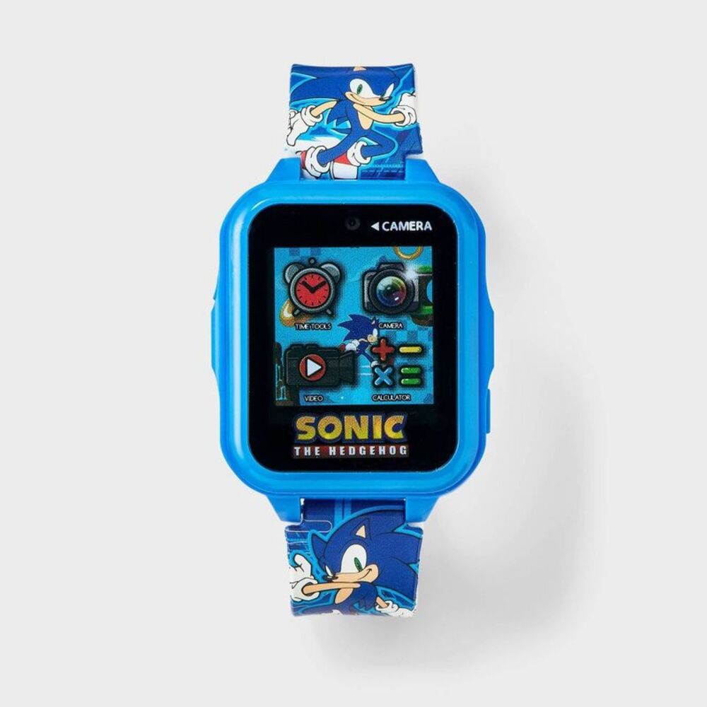 Boys' Sonic the Hedgehog Light Up Interactive Watch - Blue
